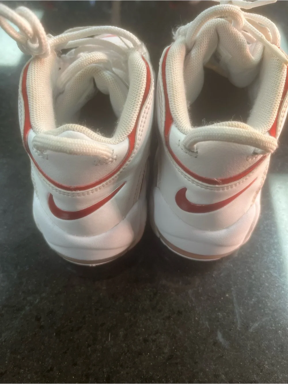 Nike Air More Uptempo GS ‘White/Varsity Red’ - Boys/Youth Size 2.5y